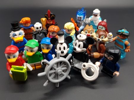 Lego sombrero en negro cilindro para minifigura Tío Gilito Duck 42860 Disney nuevo 
