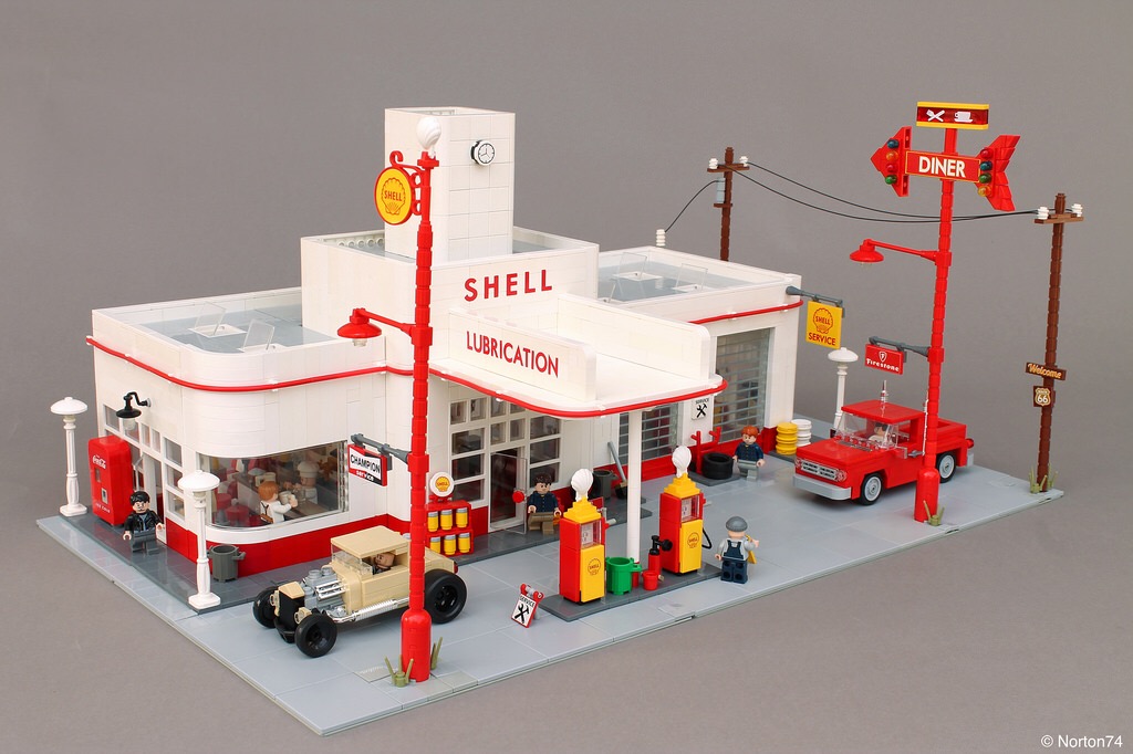 Lego estacion de servicio on sale