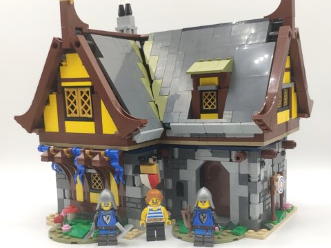 Por los bricks de Merlín! Una taberna y posada!