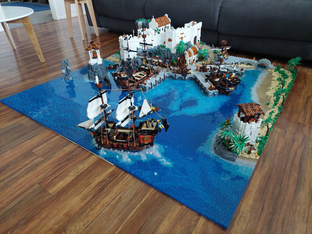 Bricks in Bits LEGO review Bahía Pirata pirates barcos oceano mar MOC creación 90 aniversario Fajita Friday