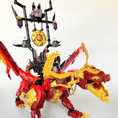 Revisión: El Dragón del Movimiento (71822), el más grande de Ninjago!