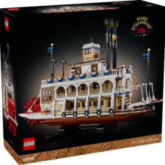 Zarpa el nuevo LEGO® Ideas Barco de Vapor Fluvial (21356)