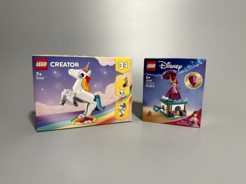 REVISIÓN: Set 31140 Unicornio Magico y set 43259 Ariel Bailarina