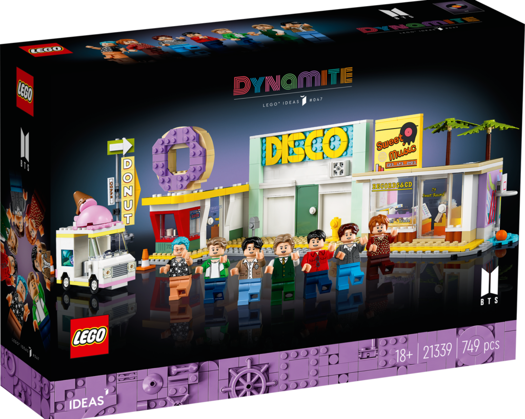 Bricks in Bits LEGO Ideas reveal BTS Dynamite K-POP 21339 news novedades lanzamiento RLFM video star music