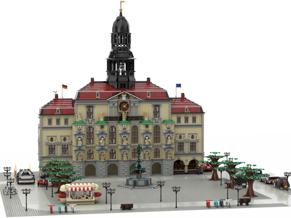 Bricks in Bits LEGO review revision MOC edificio modular building Albrecht Avenue 90 aniversario arquitectura Studio