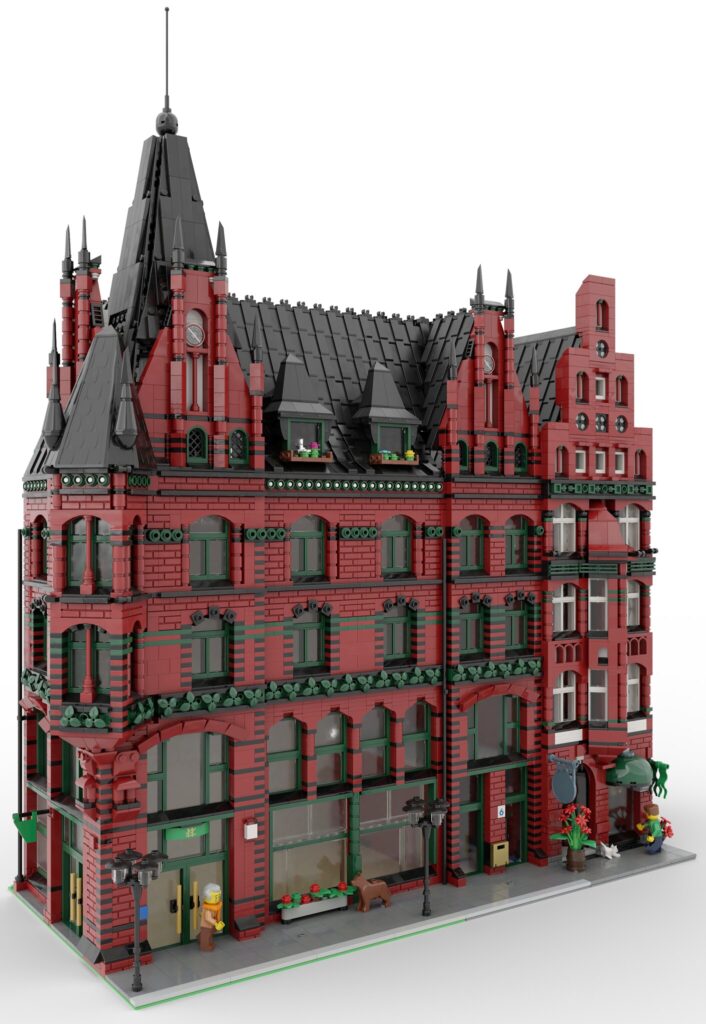Bricks in Bits LEGO review revision MOC edificio modular building Albrecht Avenue 90 aniversario arquitectura Studio