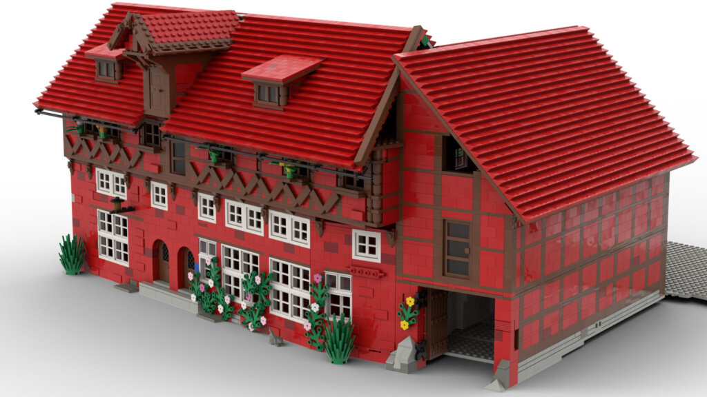 Bricks in Bits LEGO review revision MOC edificio modular building Albrecht Avenue 90 aniversario arquitectura Studio