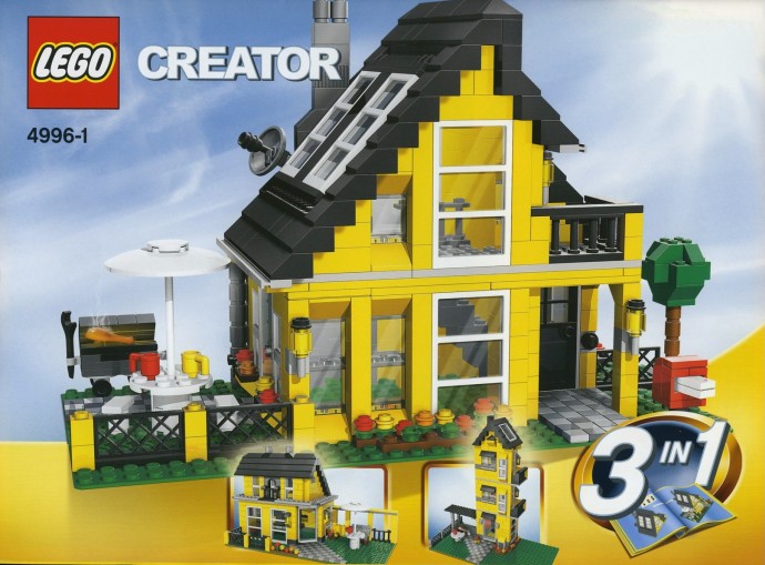 Bricks in Bits Lego set review revision  Creator 3in1 Beach House casa de playa 4996 apartamento condominio maquina del tiempo Time Machine