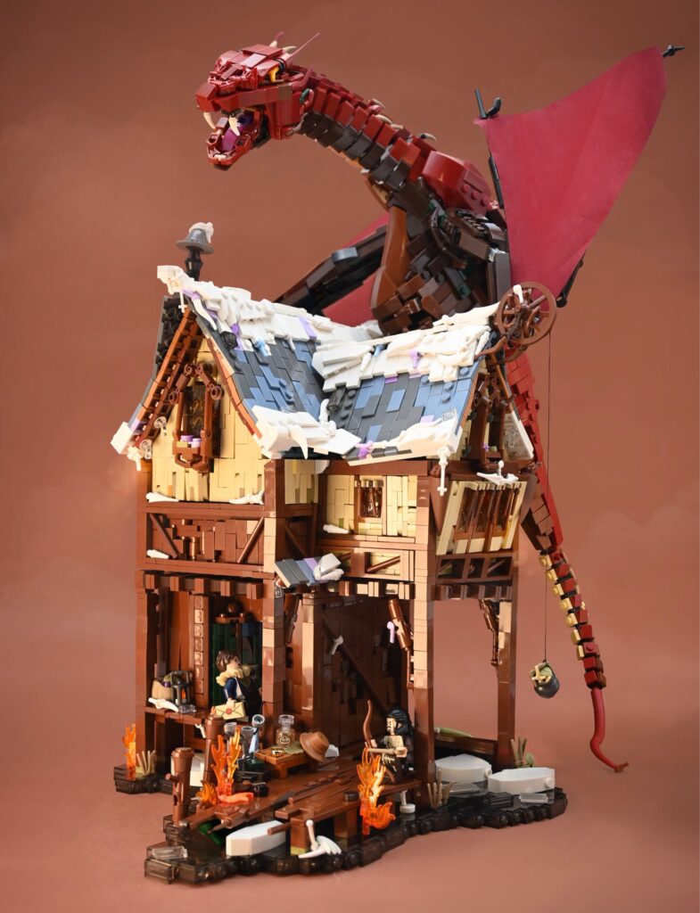 Bricks in Bits LEGO MOC review revision Ataque de Smaug El señor de los anillos lord of the rings LOTR Tolkien