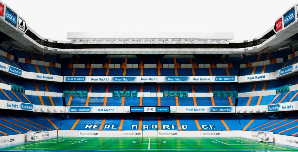 Bricks in Bits LEGO review revision Santiago Bernabéu Stadium Real Madrid Hala Madrid set creator expert estadio