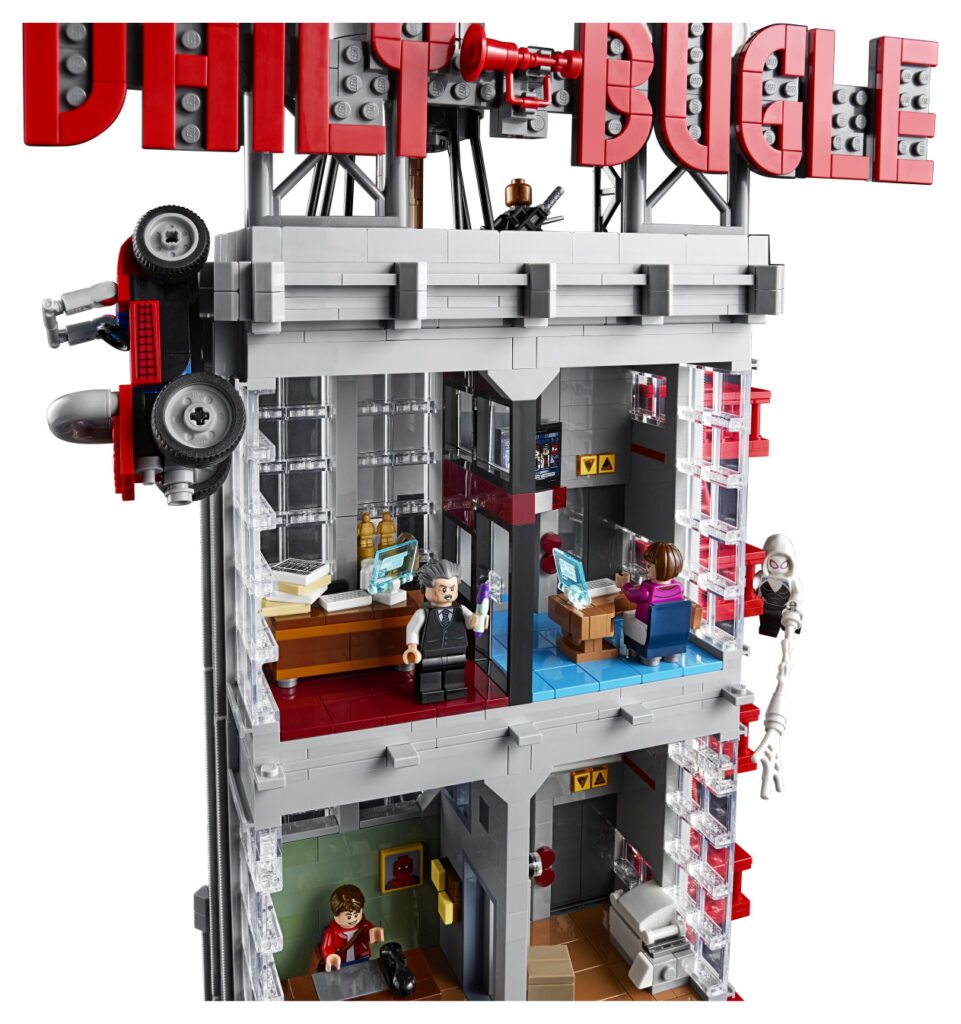  Bricks in Bits LEGO review Daily Bulge (76178) set Spiderman Punisher JJ Jameson venoms daredevil spider Gwen miles Morales mystery