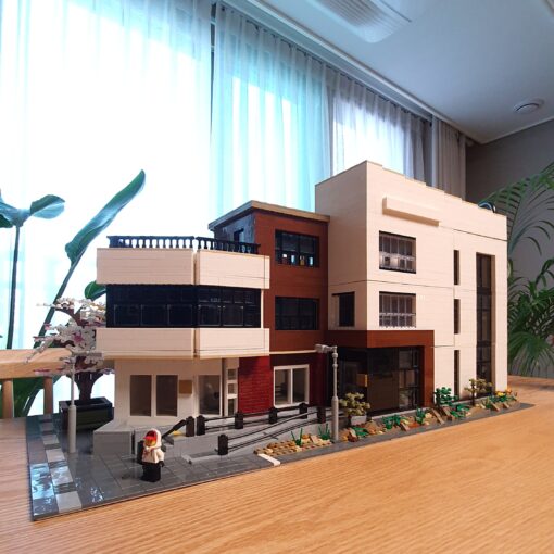 Bricks in Bits LEGO creation MOC oficina otras creaciones ulsang-gu Corea Equipo BiB fajita friday arquitectura arquitectura