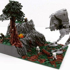 Batalla en la luna fotestal de ENDOR