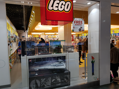 Bricks in bits LEGO store Glasgow visita set tienda viajes escocía BiB tienda travell Pick a brick PAB build a minifigure BAM buildtogive