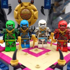 Un campo de batalla ninja. Revisión del Dojo Sombrío de la Máscara de Lobo (71813)