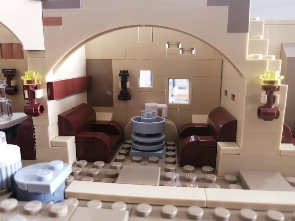 Bricks in Bits LEGO review revision set Mos Eisley Cantina 75290 Star Wars Luke Han Solo Dewback Greedo Stormtrooper