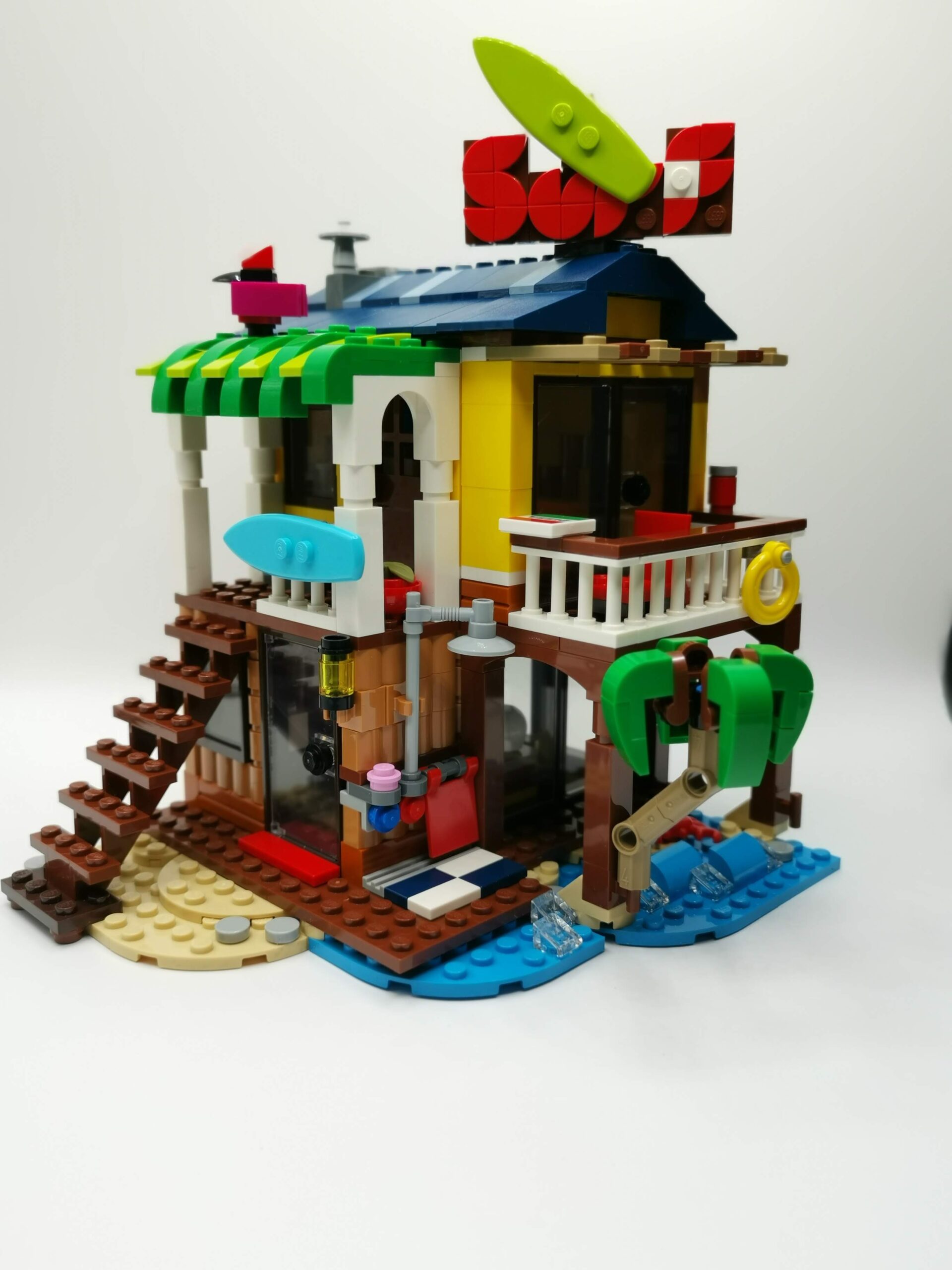 Bricks in Bits LERGO review revision Surfer Beach House 31118 3en1 3in1 set 90 aniversario 