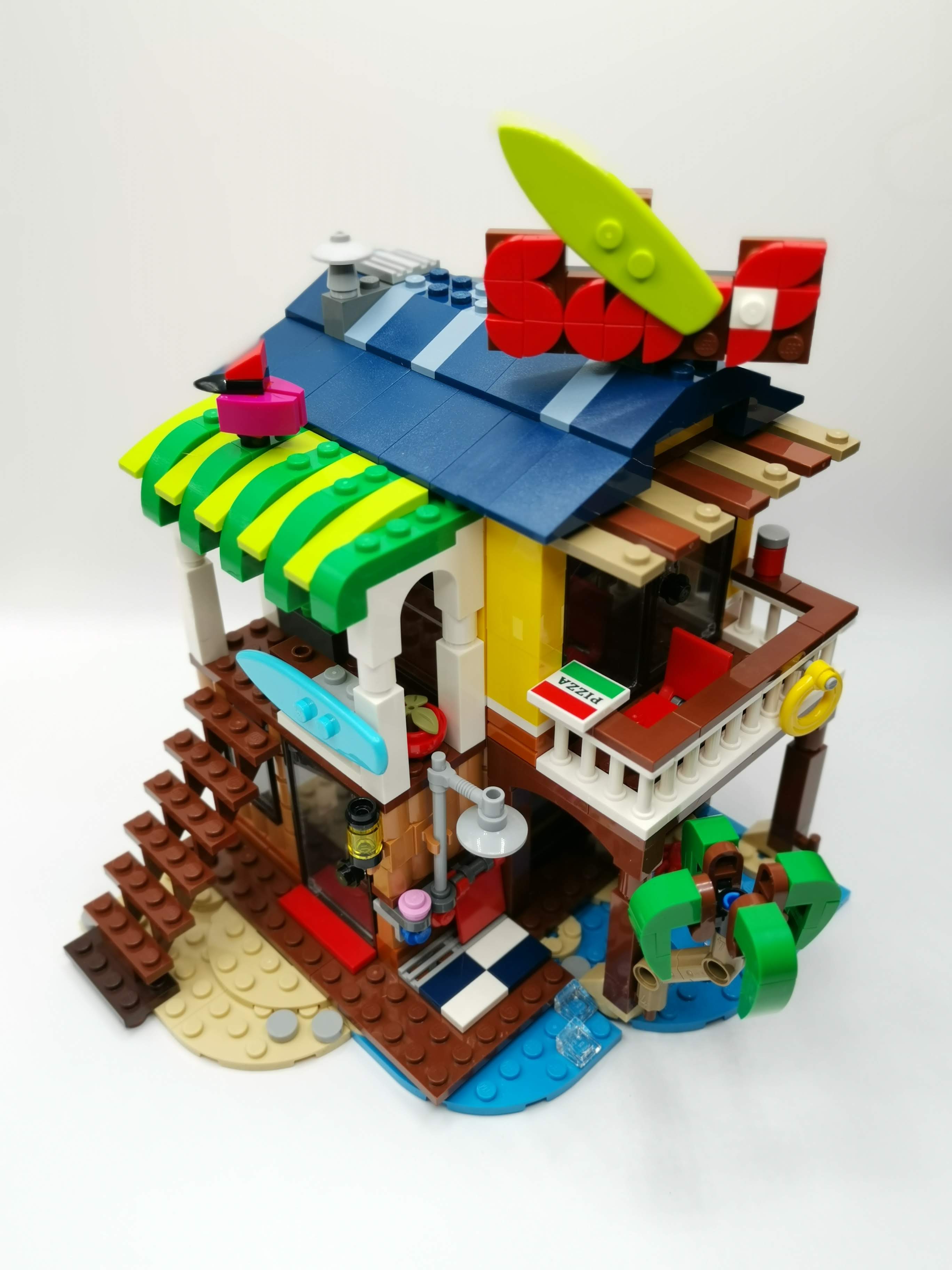 Bricks in Bits LERGO review revision Surfer Beach House 31118 3en1 3in1 set 90 aniversario 