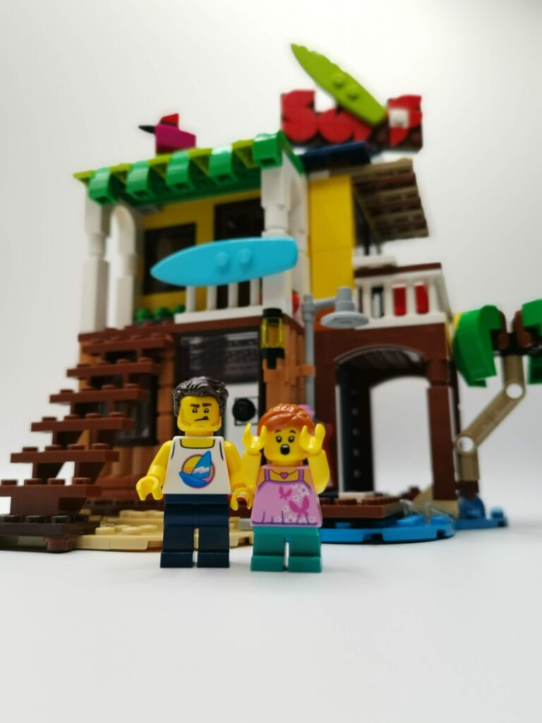 Bricks in Bits LERGO review revision Surfer Beach House 31118 3en1 3in1 set 90 aniversario 