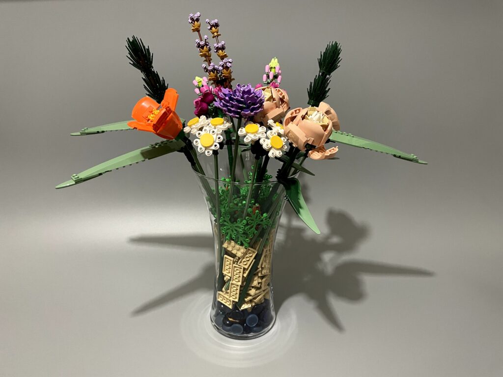 Bricks in Bits LEGO review revision flower Bouquet 10280 botanical collection colección botánica set ramo de flores 90 aniversario