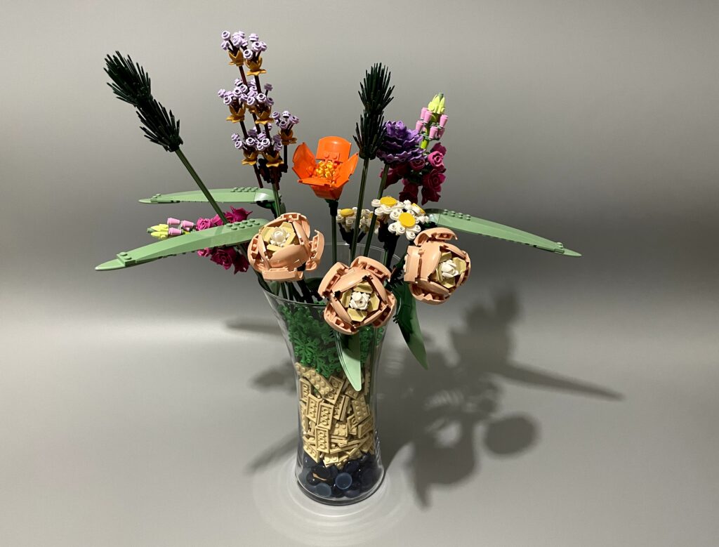 Bricks in Bits LEGO review revision flower Bouquet 10280 botanical collection colección botánica set ramo de flores 90 aniversario