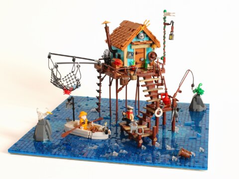 Andrea Lattanzio, aka Norton74, y su última creación: la Stilt House