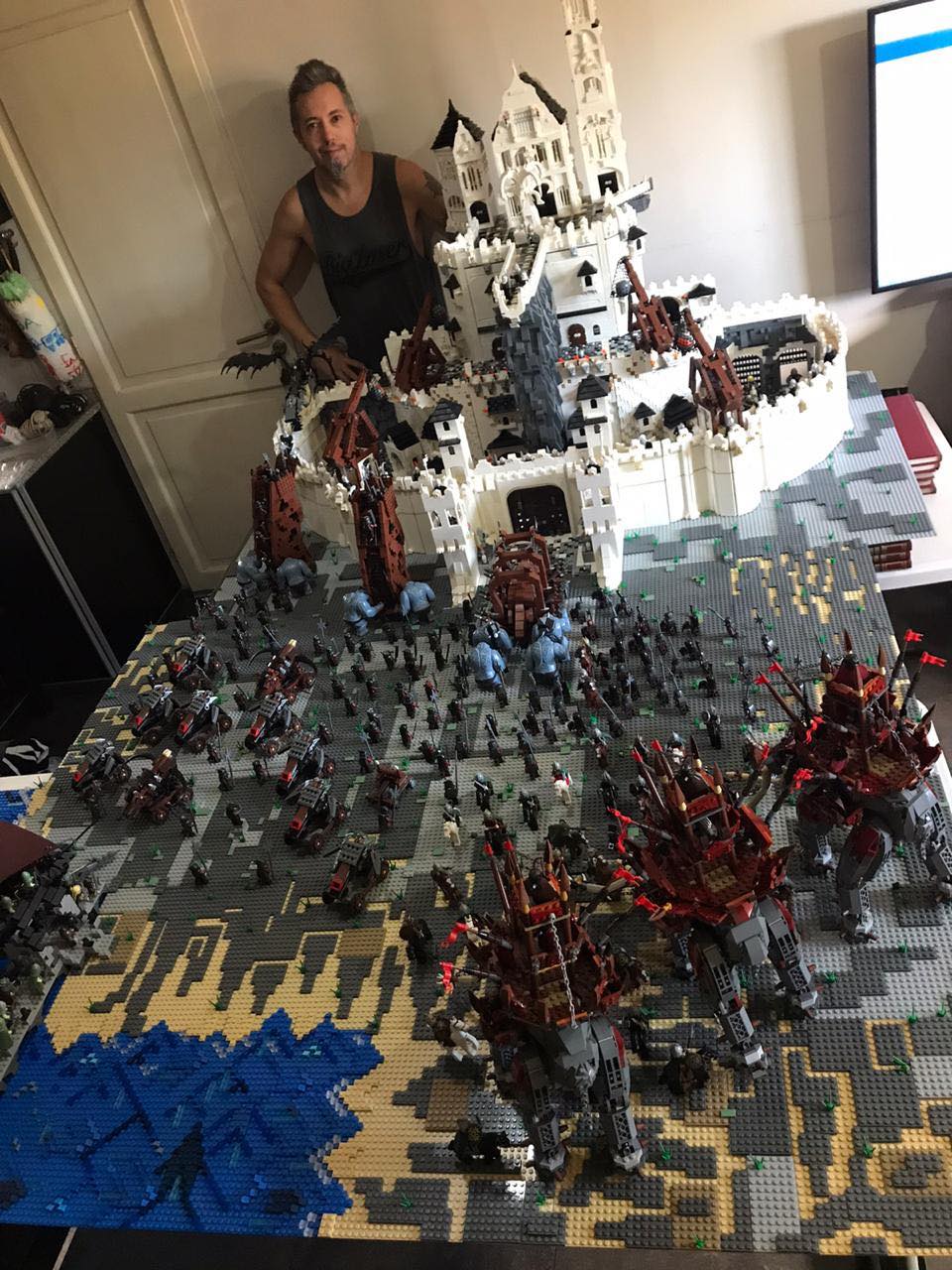 Los campos del Pelennor a todo esplendor