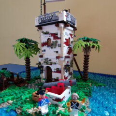 Piratas a la vista! Al estilo de Bricks in Bits