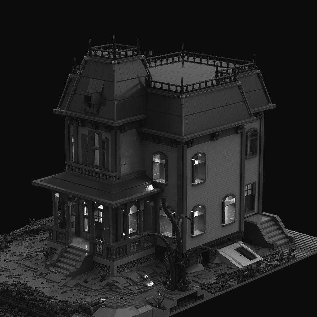 Bricks in Bits LEGO review revision mansion embrujada haunted house terror studio design MOC creación Canada