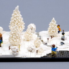 MOC Invernal al estilo Bricks in bits