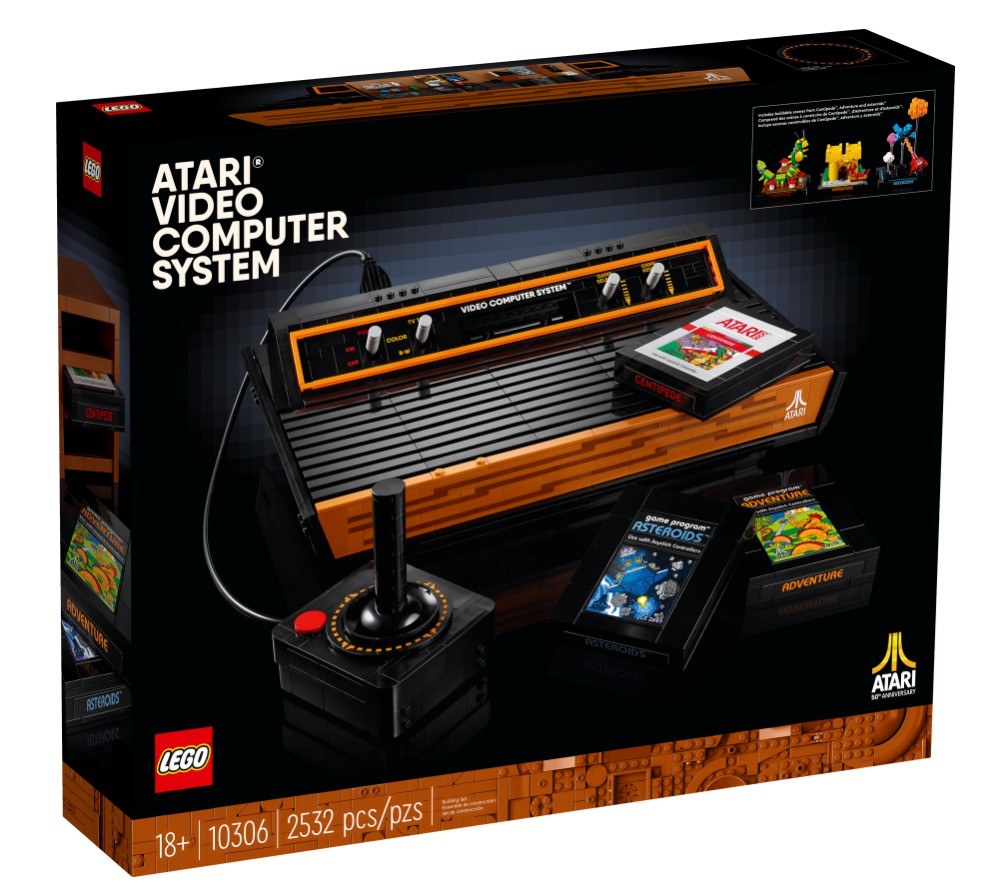 Bricks in Bits LEGO review revision set Atari 2600 10306 Centipede Asteroids Adventure Video Computer System 1980