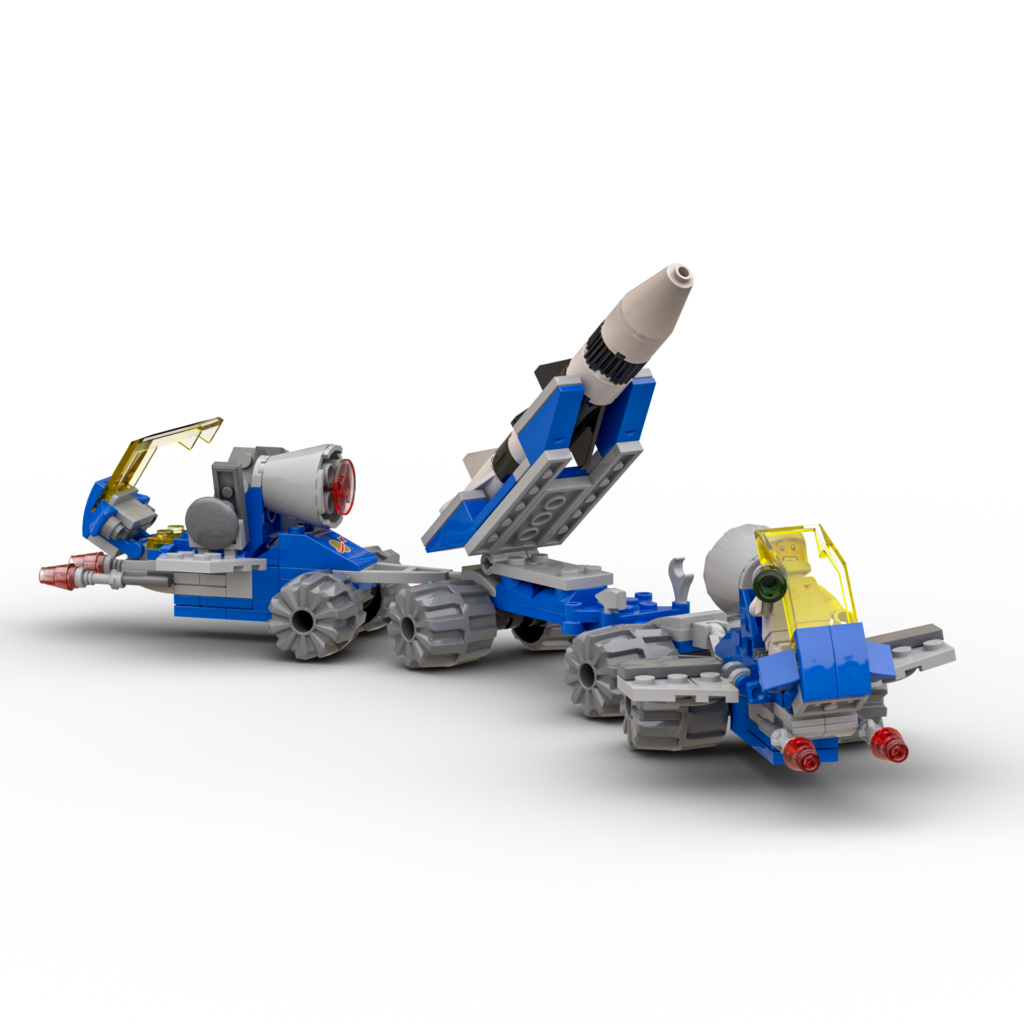 Bricks in Bits LEGO review revision MOC la base de Benny spaceship spacestation space classic modular BiB 90 aniversario