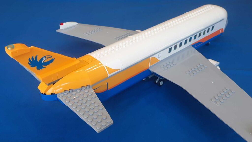 Bricks in Bits LEGO review revision set avion de pasajeros passenger airplane 60262 city RLFM aeropuerto vacaciones