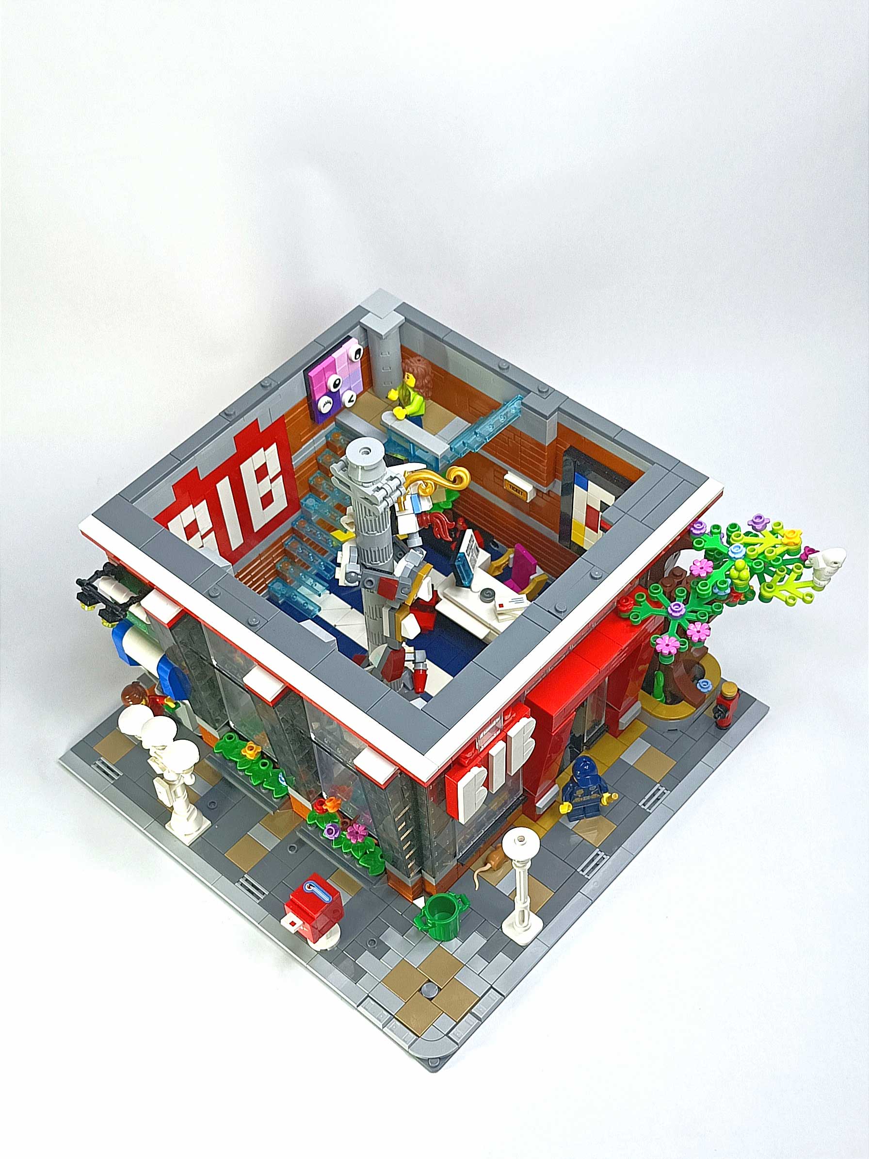 Bricks in Bits LEGO review revision MOC concurso aniversario la máquina del tiempo edificio modular RLUG Colombia