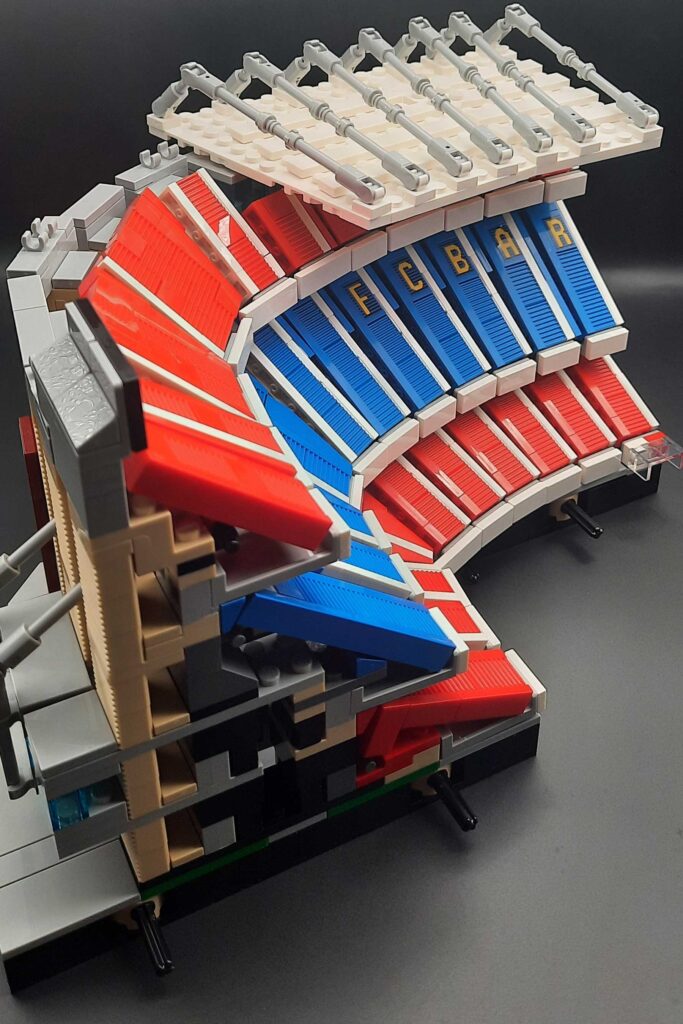 Bricks in Bits LEGO Review Barcelona Mes que un club Barça set Camp Nou (10284) Estadio Stadium Cataluña Messi PSG Juventus Manchester United Old Trafford