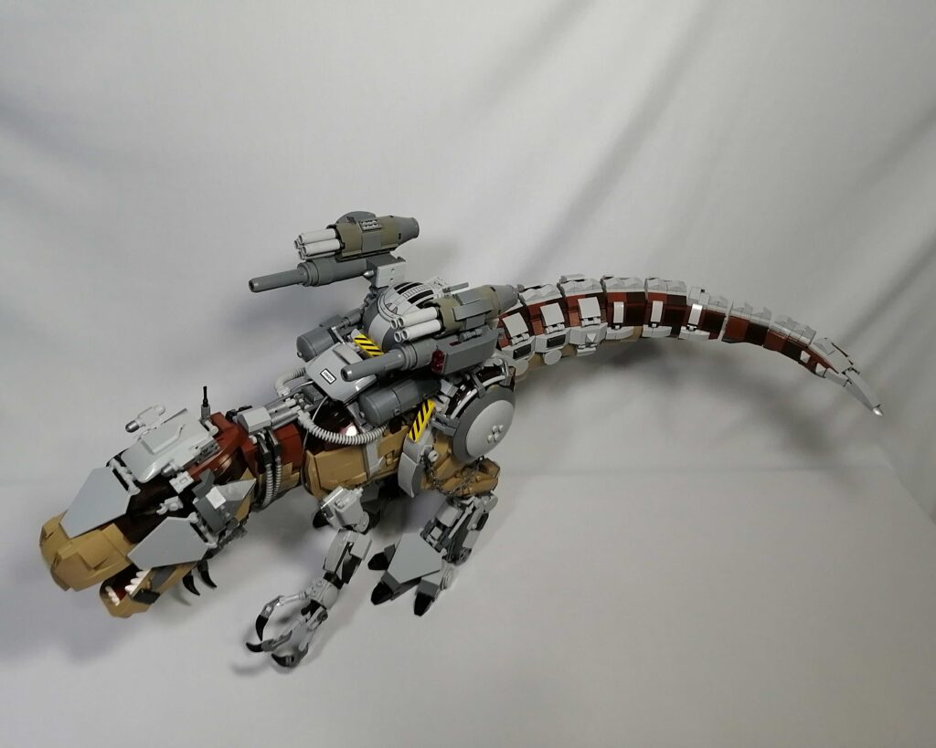 Bricks in Bits LEGO review revision MOC CascoMOC Dino raiders dinosaurios tiranosaurio T-Rex 75936 Valorian Rulon