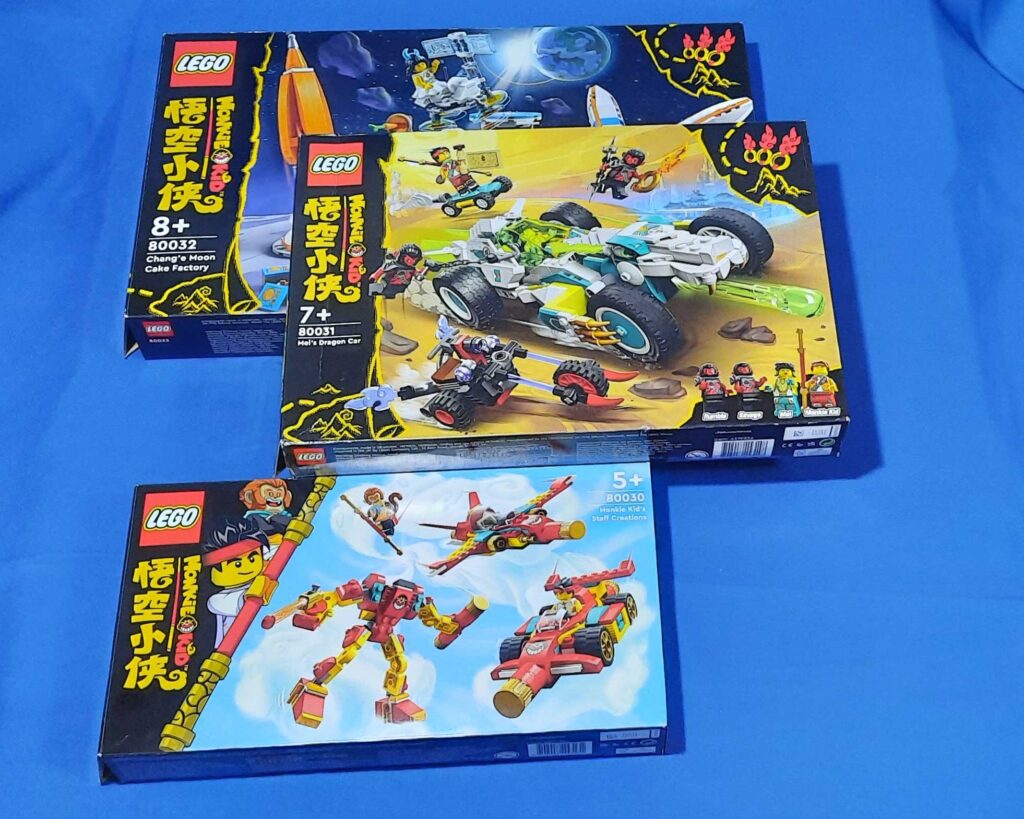 Bricks in Bits LEGO review revision Monkie kid parte I 2022 80030 80031 80032 monkey king Mei Chang'e sets news lanzamiento 