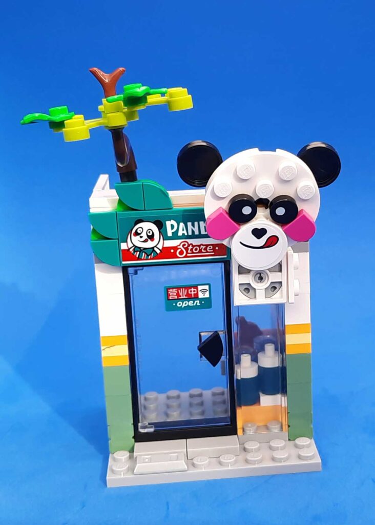 Bricks in Bits LEGO review revisión Monkie Kid Ciudad de las Linternas 2022 80036 Panda Store LEGO Store monoriel lanzamiento