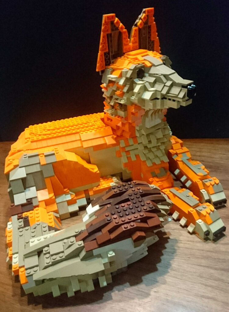 Bricks in Bits LEGO review revision zorrito run run LCP Lima Peru zorro andino MOC creación Real Plaza Salaverry 90 aniversario