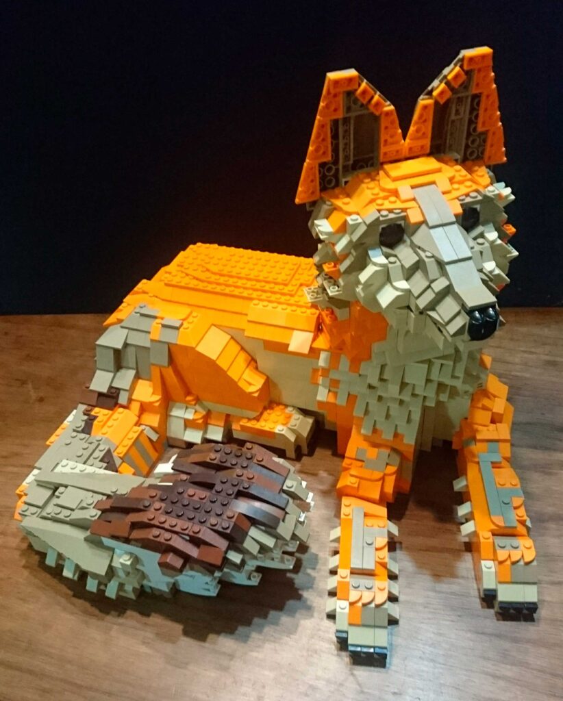 Bricks in Bits LEGO review revision zorrito run run LCP Lima Peru zorro andino MOC creación Real Plaza Salaverry 90 aniversario