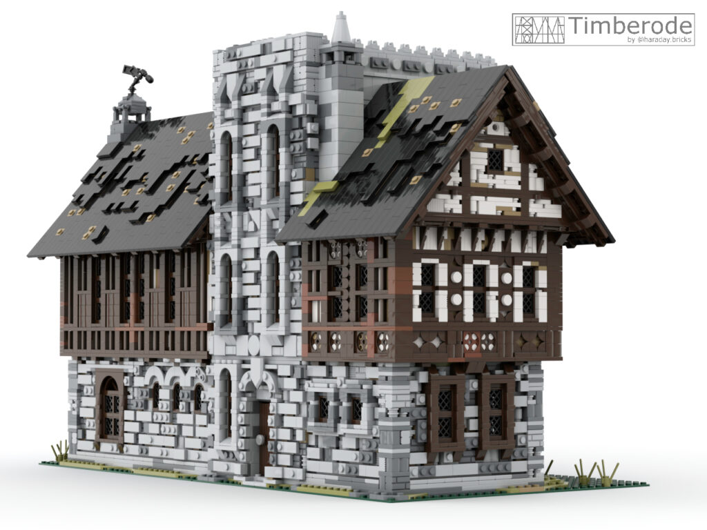 Bricks in Bits LEGO review revision Hudson House MOC creación casa de madera Tom Hardy Fajita Friday 90 aniversario