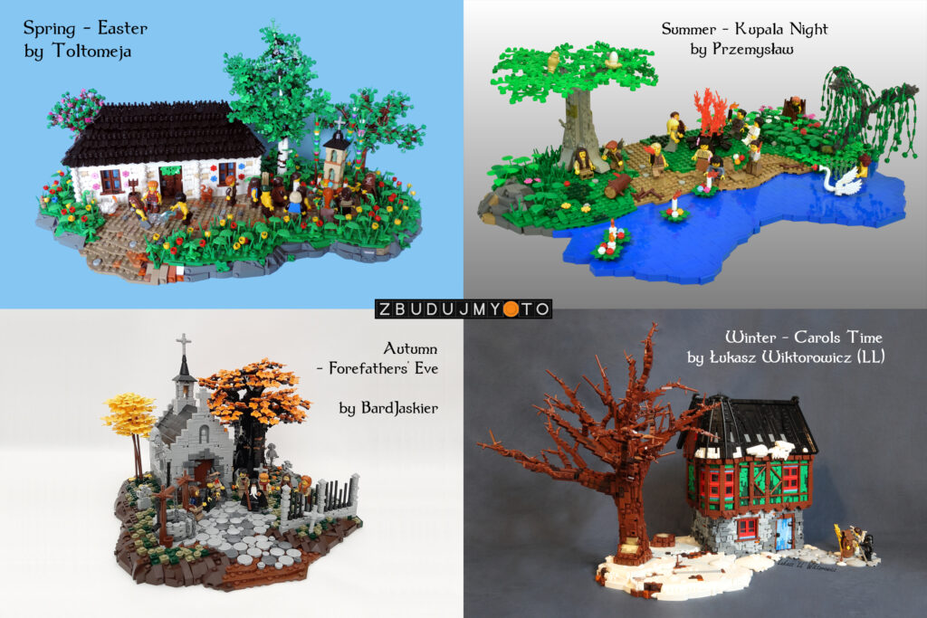 Bricks in Bits LEGO review revision castle halloween AFOL October octubvre summer bosque medieval Polonia Poland cementerio