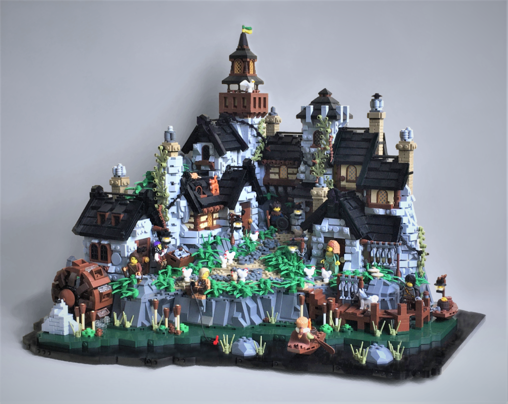Bricks in Bits LEGO review revision Puerto de Skaldar lego Tolkien MOC creación El Señor de los Anillos LOTR 90 aniversario