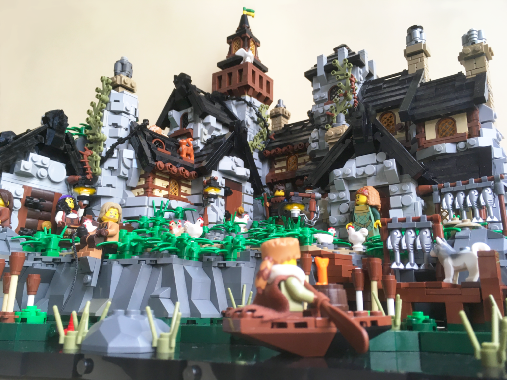 Bricks in Bits LEGO review revision Puerto de Skaldar lego Tolkien MOC creación El Señor de los Anillos LOTR 90 aniversario