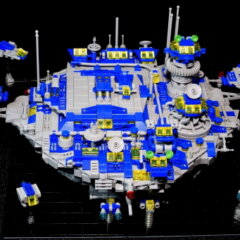 Nostálgica Base Espacial, construida BRICK A BRICK